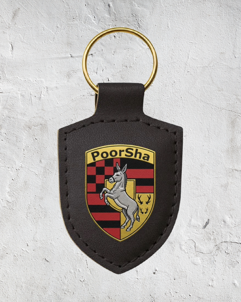 PoorSha Crest Key Ring
